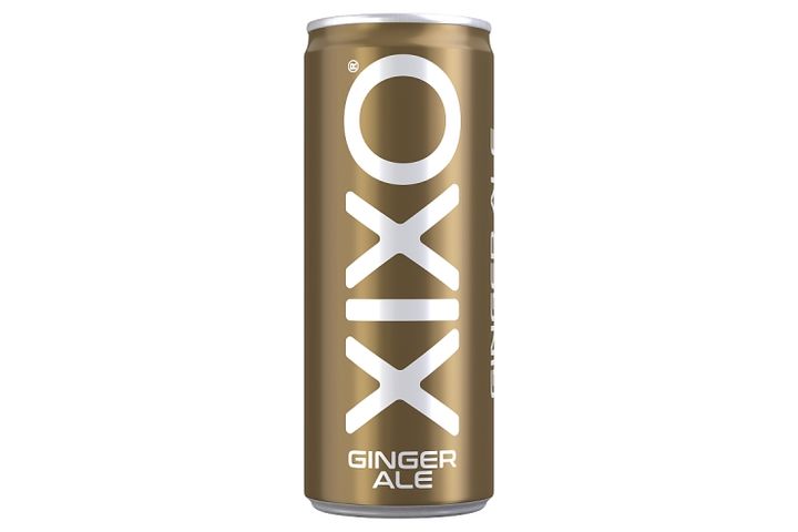 XIXO Ginger Ale gyömbér ízű, szénsavas üdítőital cukorral és édesítőszerrel 250 ml