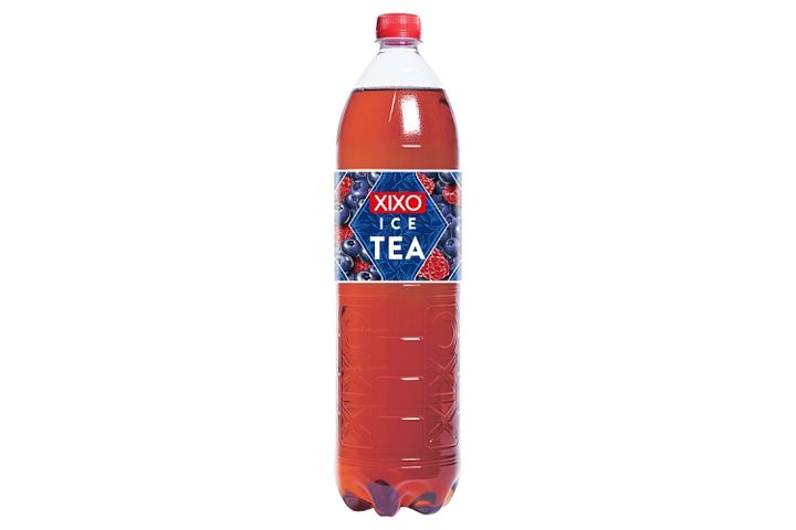 XIXO Ice Tea málna-áfonya ízű fekete tea 1,5 l