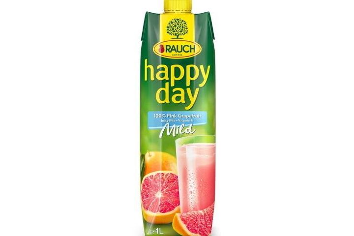 Rauch Happy Day Mild 100% Pink Grapefruit Juice with Pulp 1 l