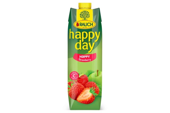 Rauch Happy Day Strawberry Juice Drink with Vitamin C 1 l