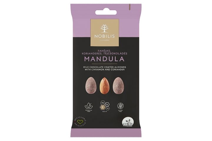 Nobilis Milk Chocolate Coated Almonds with Cinnamon and Coriander 100 g