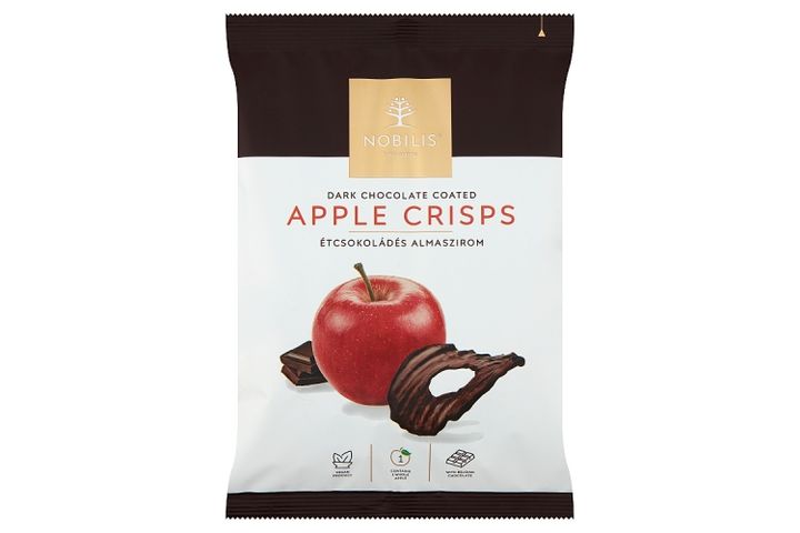 Nobilis Dried Apple Crisps Coated with Dark Chocolate 50 g