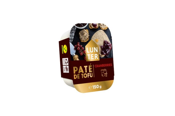 LUNTER Paté de tofu cranberries 150 g