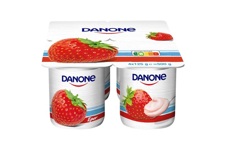 Danone eperízű, élőflórás, zsírszegény joghurt 4 x 125 g (500 g)