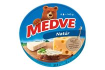 Medve Unflavoured, Fat, Processed Cheese Spread 8 x 17,5 g (140 g)