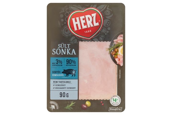 HERZ szeletelt sült sonka 90 g