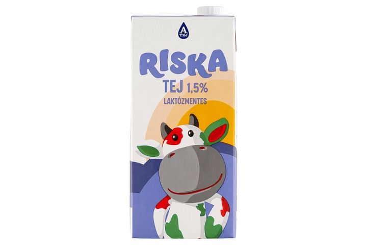 Riska UHT zsírszegény, laktózmentes tej 1,5% 1 l