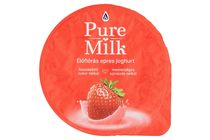 Pure Milk laktózmentes élőflórás epres joghurt 150 g