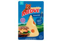 Medve Szendvics zsíros, kemény, szeletelt ement�áli sajt 90 g