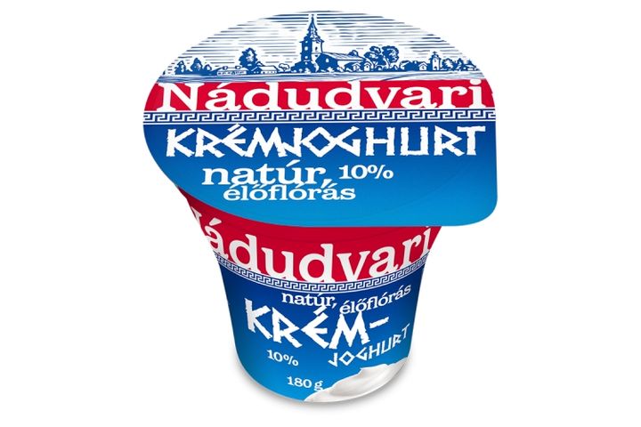 Nádudvari natúr, élőflórás krémjoghurt 180 g