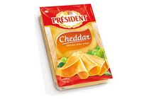 Président Sýr cheddar plátky | 100 g