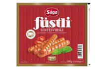 Sága Füstli füst ízesítésű sertésvirsli 2 x 140 g (280 g)