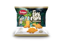 Sága Fini Mini Dinosaur Quick-Frozen, Breaded, Ready-Cooked Chicken Breast 800 g