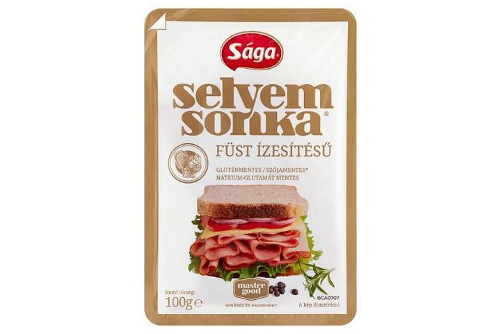 Sága Sliced, Smoke Flavored Ham 100 g