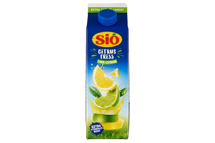 Sió Citrus Friss Lime-Lemon Drink with Fruit Pulp 1 l