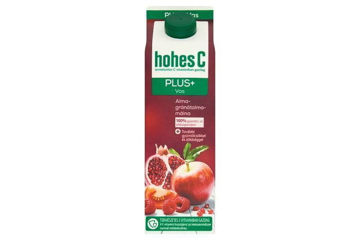 Hohes C Plus+ Vas 100% vegyes gyümölcs-zöldséglé 1 l