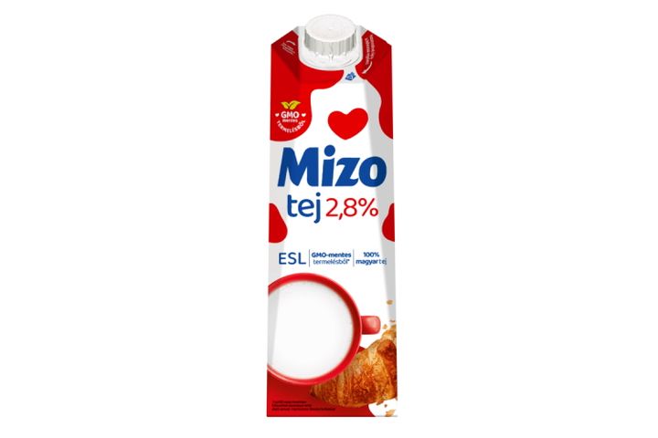 Mizo ESL Semi-Fat Milk 2,8% 1 l