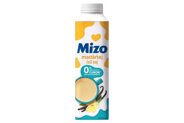 Mizo sovány, laktózmentes, madártej ízű tej édesítőszerekkel 450 ml