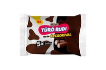 Mizo Túró Rudi Unflavoured Cottage Cheese Dessert with Dark Chocolate Coating 5 x 2 x 15 g (150 g)