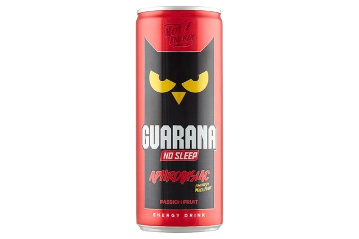 Guarana No Sleep Aphrodisiac passiógyümölcs ízű, szénsavas, alkoholmentes ital 250 ml