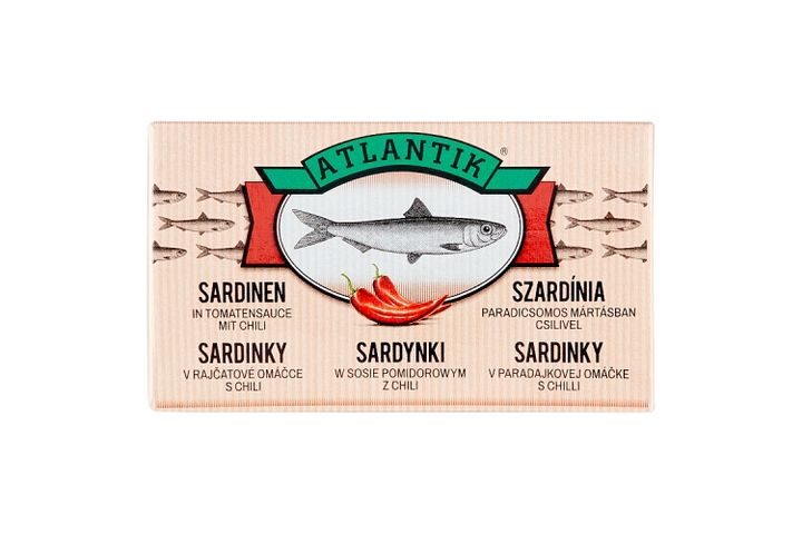 Atlantik Sardine in Tomato Sauce with Chili 125 g