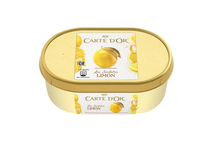 Carte D'Or Lemon Sorbet Ice Cream 1000 ml