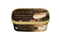 Carte d'Or Triple Luxe Vanilla-Caramel Ice Cream with Salted Caramel Sauce 650 ml