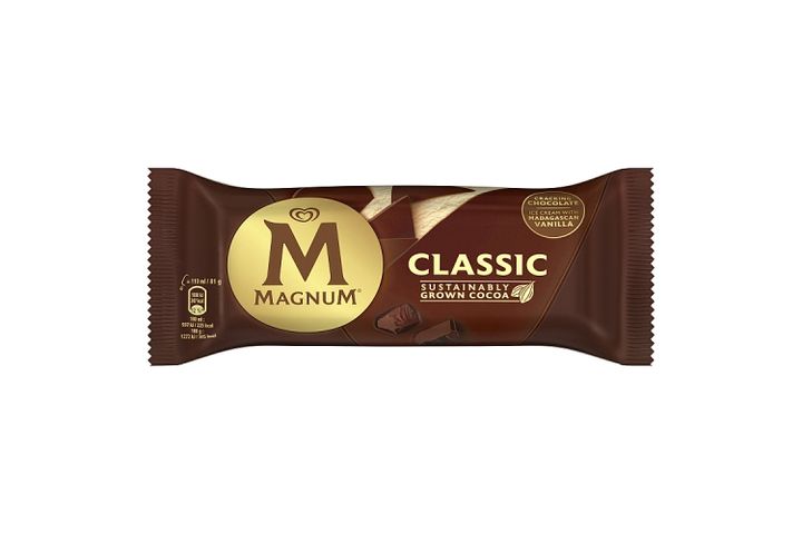 Magnum Classic vanilková zmrzlina s mléčnou čokoládou | 110 ml