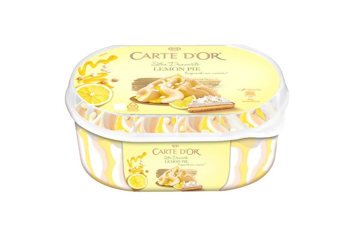 Carte D'Or Lemon Cookie Flavored Ice Cream 825 ml