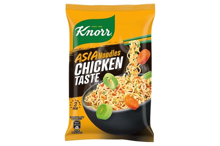 Knorr Asia Noodles ázsiai jellegű instant tésztás leves csirkés ízesítéssel 70 g