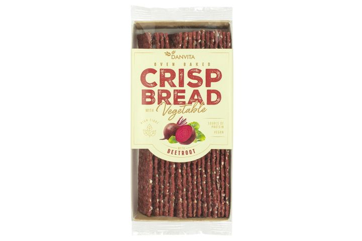 Danvita Oven Baked Crisp Bread with Beetroot 130 g