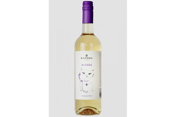 Katona Borház Mi Újság Sauvignon Blanc Zöldveltelini 750 ml 12.5%