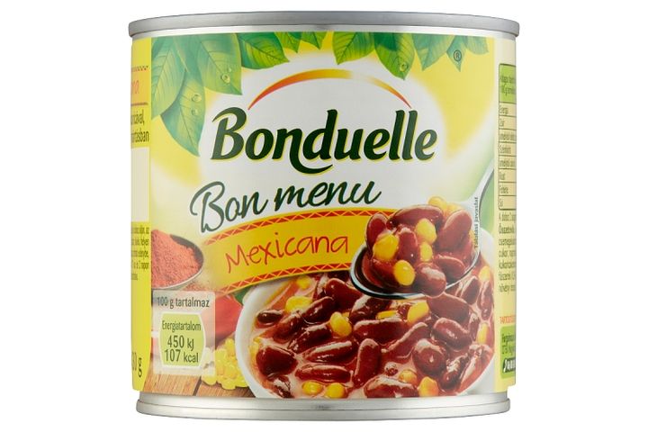 Bonduelle Bon Menu Mexicana vörösbab kukoricával, enyhe mexikói mártásban 430 g