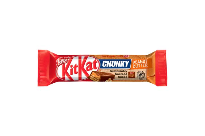 KitKat Chunky Crunchy Wafer Filled with Peanut Butter and Milk Chocolate 42 g