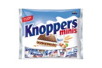 Knoppers Minis töltött ostya kakaós tejbevonóval félig mártva 200 g