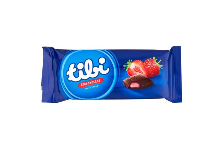 Tibi Chocolate with Strawberry Flavoured Cream 90 g