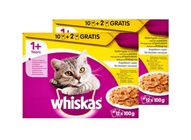 Whiskas nedves macskaeledel, szárnyas, 12x100 g