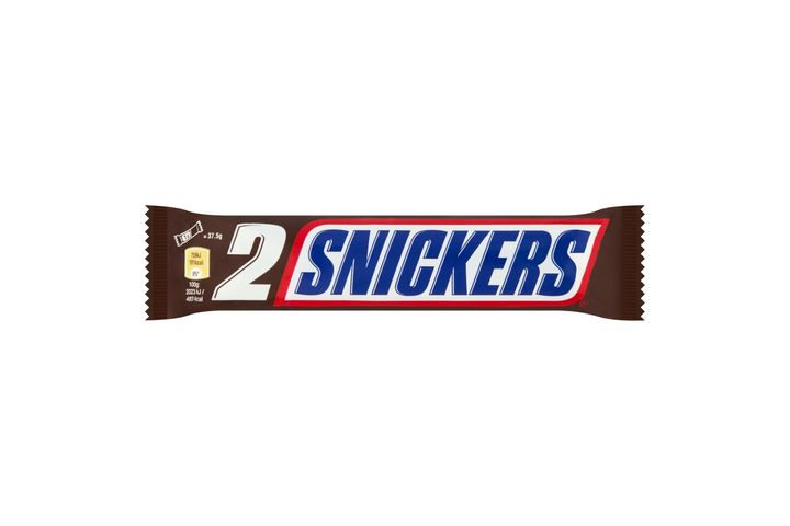 Snickers karamellás földimogyorós krémes szelet mogyoró darabokkal tejcsokoládéba 2 x 37,5 g (75 g)