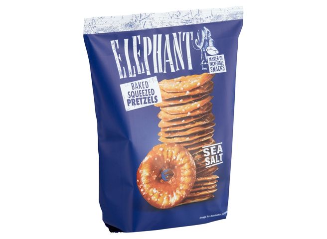 Elephant Squeezed Pretzels with Salt 80 g