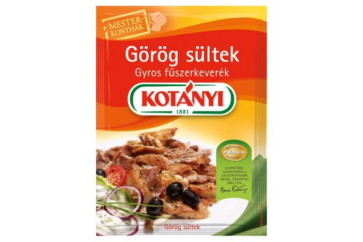 Kotányi görög sültek gyros fűszerkeverék 35 g