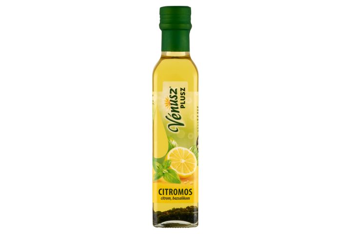 Vénusz Plusz Rapeseed Oil with Lemon and Basil Seasoning 250 ml