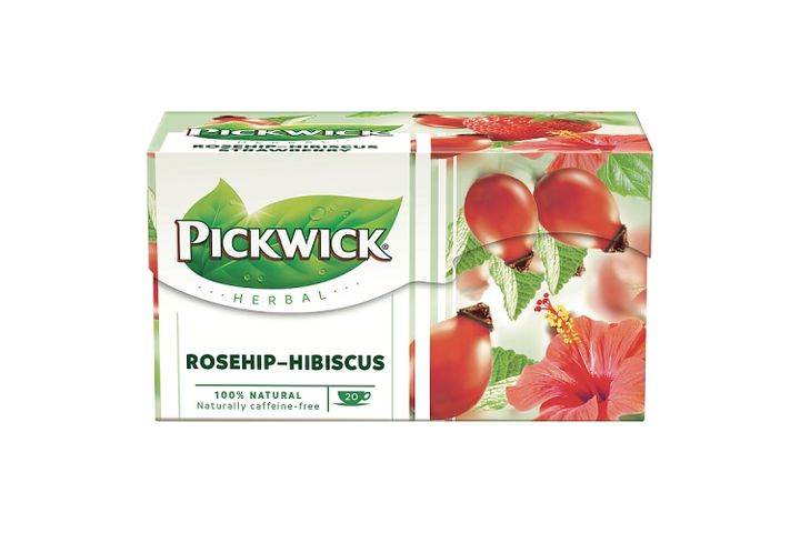 Pickwick Herbal Goodness Rosehip Tea with Hibiscus | 20 x 2.5 g