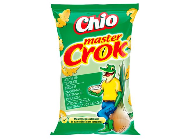 Chio Master Crok hagymás-tejfölös kukoricasnack 40 g