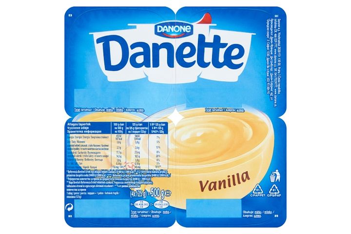 Danone Danette vaníliaízű puding 4 x 125 g