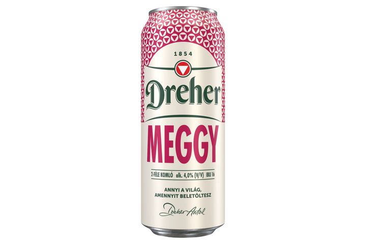 Dreher Sour Cherry Mixture of Lager Beer and Sour Cherry Flavoured Drink 4% 0,5 l