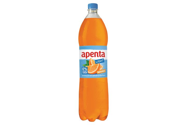 Apenta Light narancs üdítőital enyhén szénsavas ásványvízzel 1,5 l