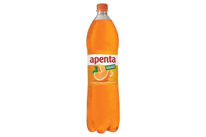 Apenta Orange Flavoured Soft Drink with Carbonated Mineral Water 1,5 l