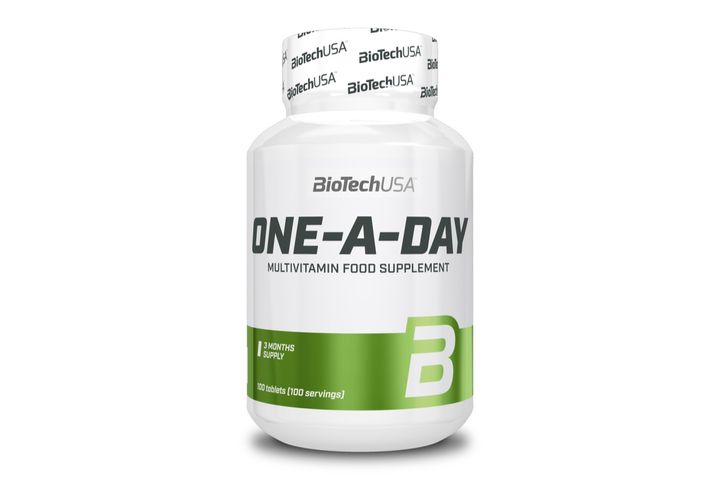 BioTechUSA One-A-Day Multivitamin Food Supplement Tablets 100 pcs 149 g