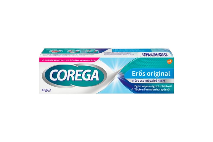 Corega Original extra silný fixační krém pro zubní náhrady | 40 g