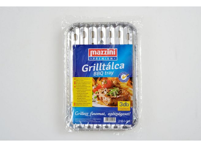 MAZZINI Grilltálca / 3db (34x23cm)